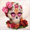 2019 New Hot Sale Flower Skull Picture Decor 5d Diy Diamond Painting Kits