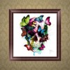 5D DIY Diamond Painting Kits Colorful Skull Butterflies