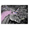 5D DIY Diamond Painting Kits Dream Pink Unicorn Blackboard