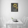 5D Diamond Painting Kits Sunflower You Are My Sunshine Blackboard