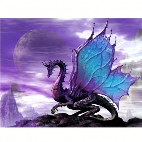5D DIY Diamond Painting Kits Dream With Butterfly Wings Dragon