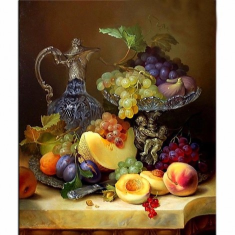 2019 New Hot Sale Fruit And Wine 5d Resin Diamond Painting