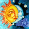 5D DIY Diamond Painting Kits Special Smile of Sun And Moon