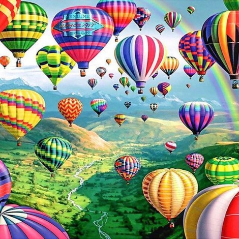 2019 New Hot Sale Gift Colored Balloons 5d Diy Diamond Painting Kits