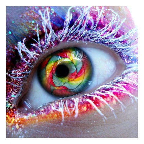 5D DIY Diamond Painting Kits Dream Colorful Eye