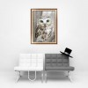 5D Diamond Painting Kits Lovely White Owl