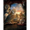 5D Diamond Painting Kits Owl Family in a Hollow Tree