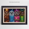 5D DIY Diamond Painting Kits Cartoon Dream Colorful Owl