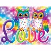 5D DIY Diamond Painting Kits Special Colorful Owl Lover
