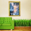 5D DIY Diamond Painting Kits Winter Tranquil Forest And Sunset Nature
