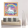 5D DIY Diamond Painting Kits Cartoon Unicorn Rainbow