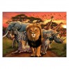 5D DIY Diamond Painting Kits Amaizng Safari Wildlife Sunset