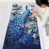 5D DIY Diamond Painting Kits Beautiful Blue Delicate Peacock 5d Diy Cross Stitch