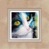 2019 Oil Painting Style Cat Pattern 5d Diy Crystal Painting Kits