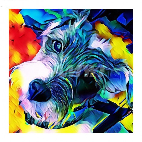 5D DIY Diamond Painting Kits Special Colorful Cute Dog